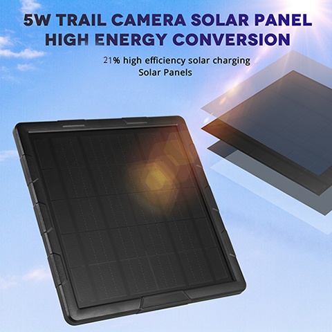 5W solar panel with battery 5000-10000mAh